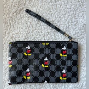 Brand new Mickey Mouse zip up wristlet wallet